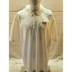 Team Apparel US Olympics Polo Shirt Short Sleeve